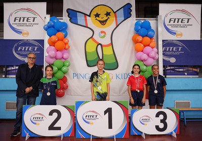 Ping Pong Kids 2024 - podio prove motorie