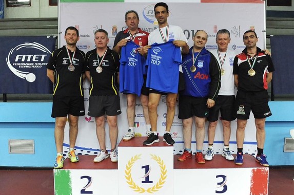 Podio Campionato Italiano Veterani 2017