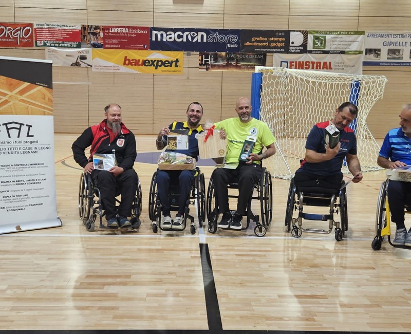 Torneo Over 9-10/05/26 - podio paralimpici 1-5